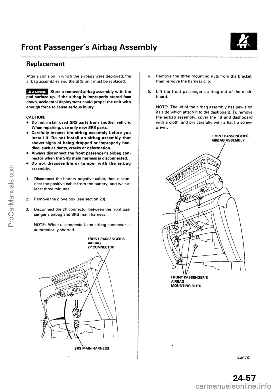 ACURA INTEGRA 1990 Service Repair Manual ProCarManuals.com ACURA INTEGRA 1990 Service Repair Manual ProCarManuals.com