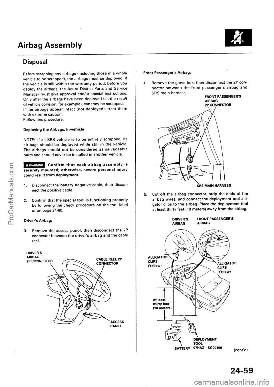 ACURA INTEGRA 1990 Service Repair Manual ProCarManuals.com ACURA INTEGRA 1990 Service Repair Manual ProCarManuals.com