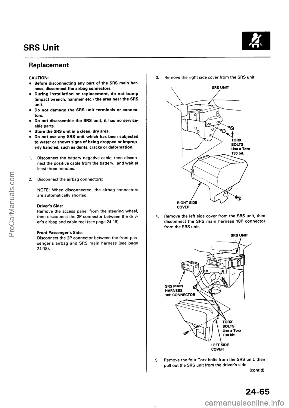 ACURA INTEGRA 1990 Service Repair Manual ProCarManuals.com ACURA INTEGRA 1990 Service Repair Manual ProCarManuals.com