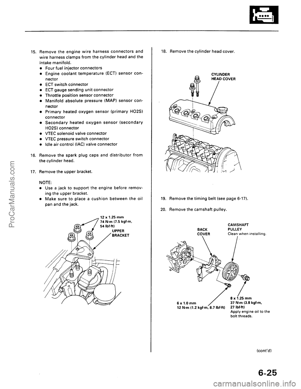 ACURA INTEGRA 1990 Service Repair Manual ProCarManuals.com ACURA INTEGRA 1990 Service Repair Manual ProCarManuals.com