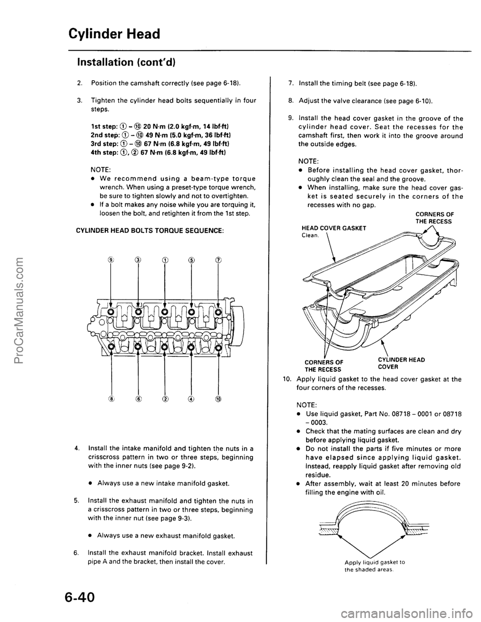 ACURA INTEGRA 1990 Service Repair Manual ProCarManuals.com ACURA INTEGRA 1990 Service Repair Manual ProCarManuals.com