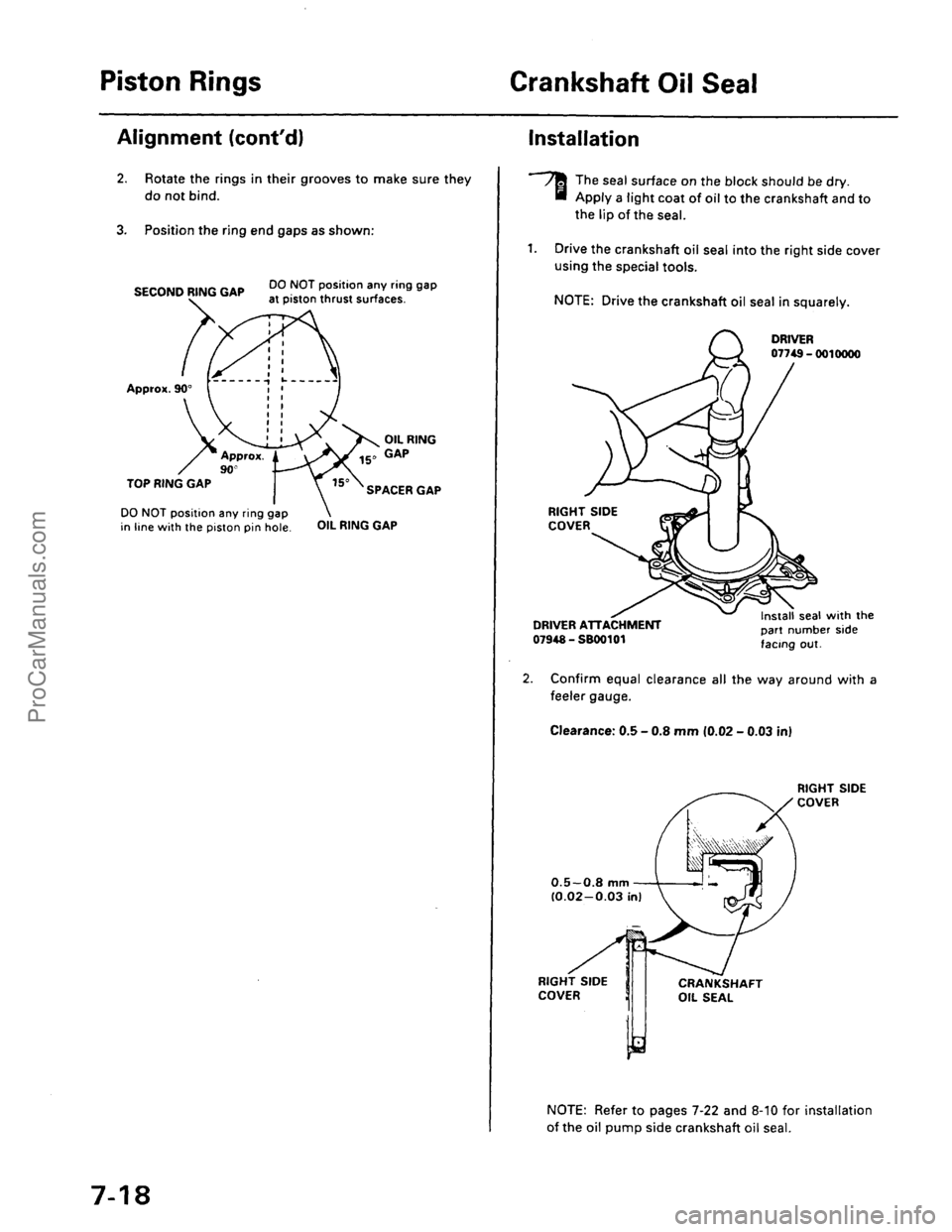 ACURA INTEGRA 1990 Service Repair Manual ProCarManuals.com ACURA INTEGRA 1990 Service Repair Manual ProCarManuals.com