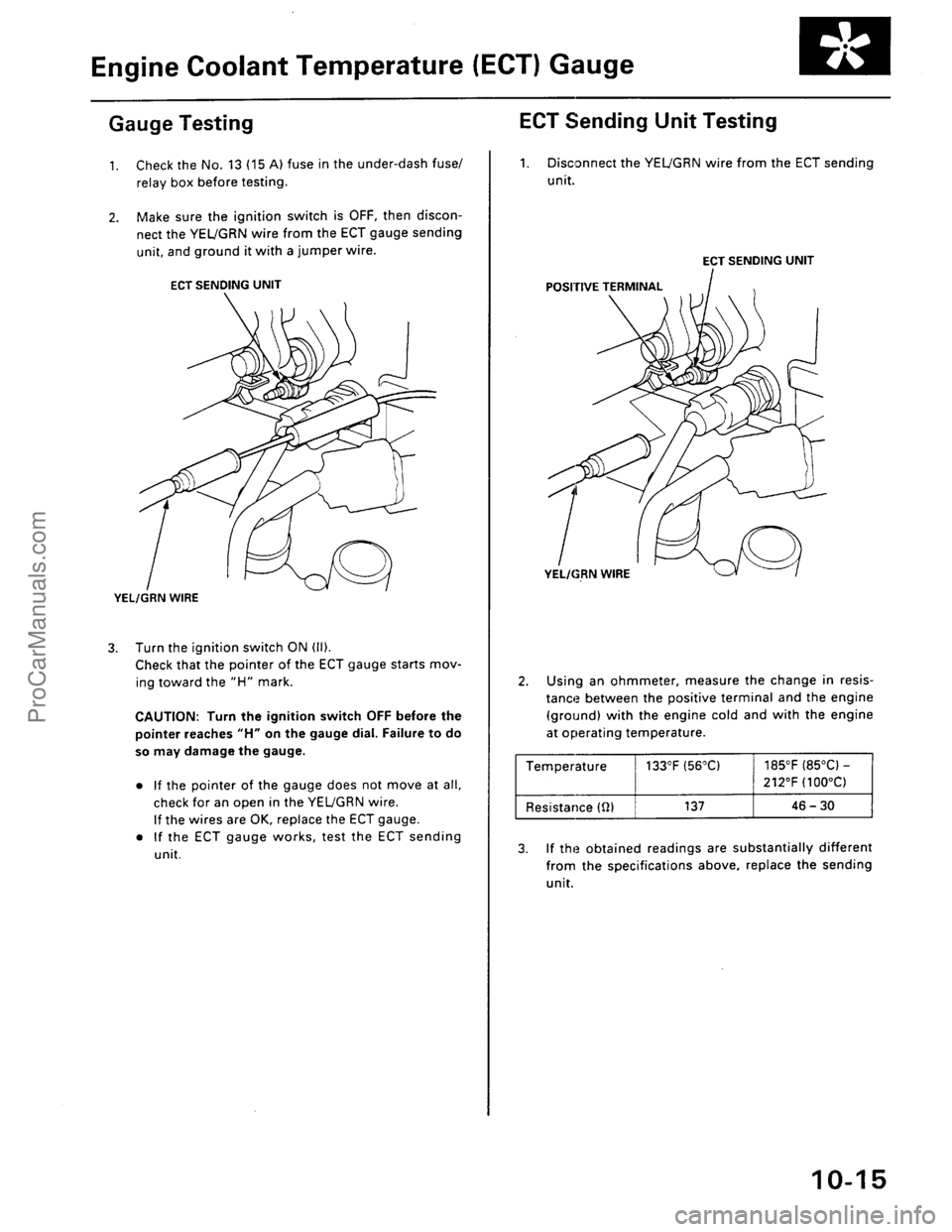 ACURA INTEGRA 1990  Service Repair Manual ProCarManuals.com 