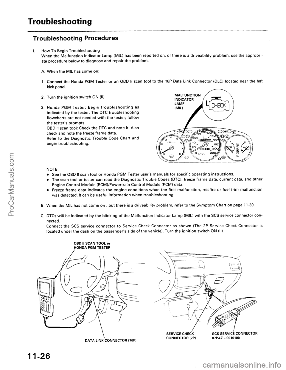 ACURA INTEGRA 1990  Service Repair Manual ProCarManuals.com 