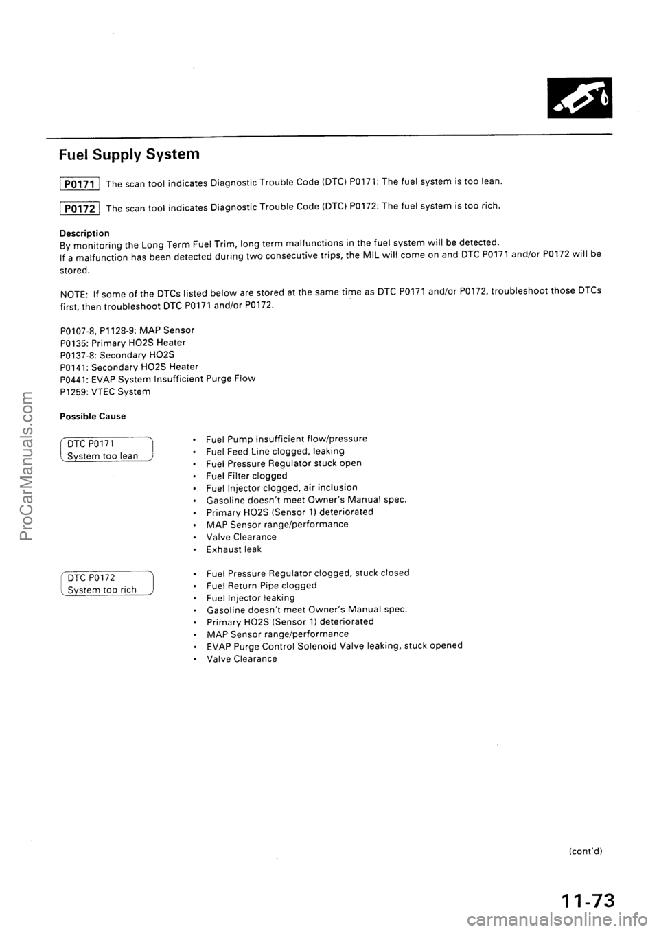 ACURA INTEGRA 1990  Service Repair Manual ProCarManuals.com 