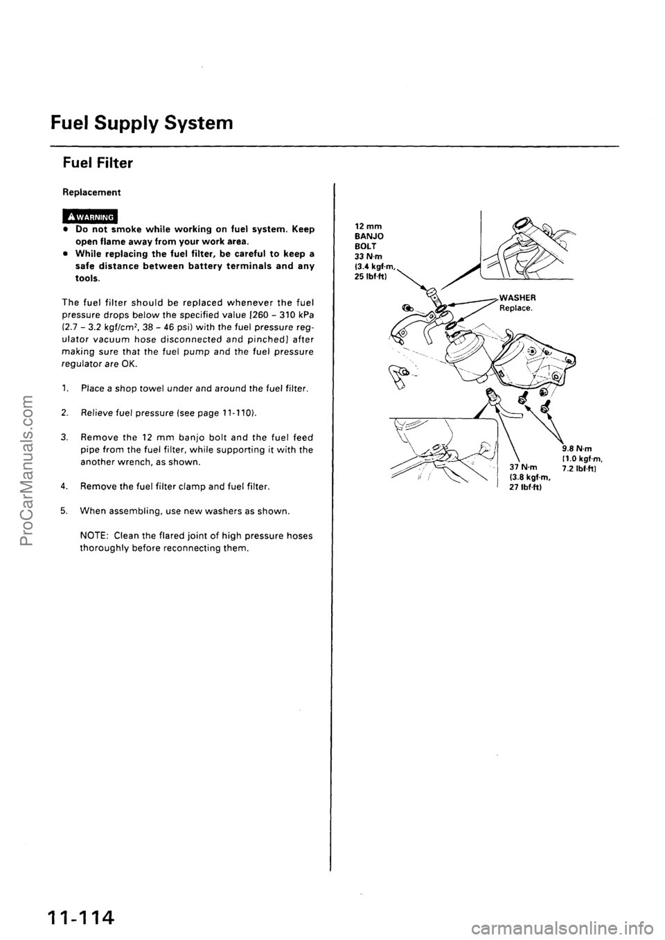 ACURA INTEGRA 1990  Service Repair Manual ProCarManuals.com 
