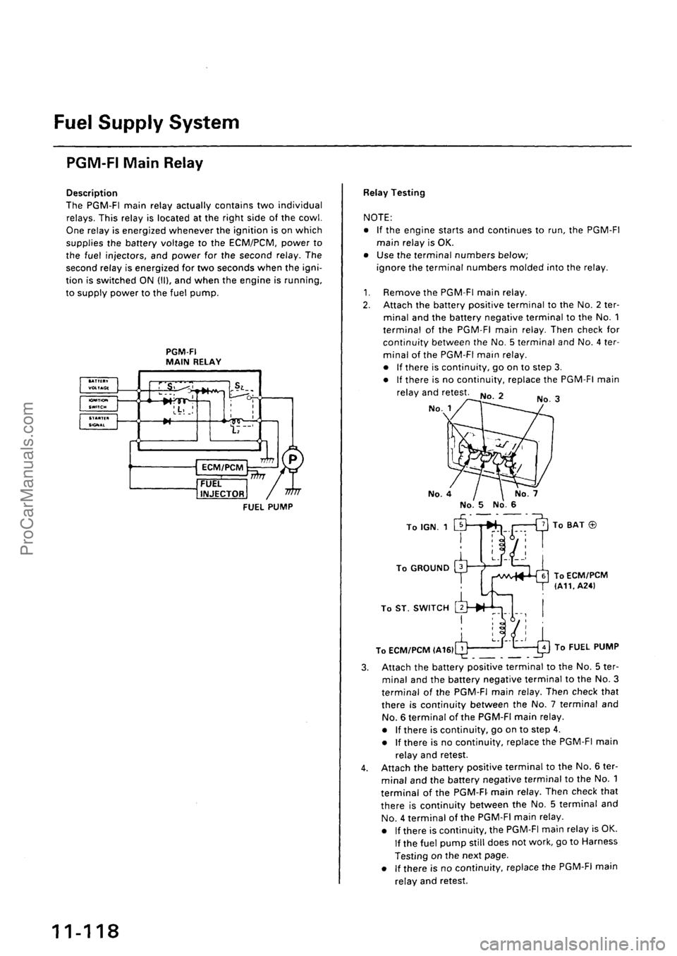 ACURA INTEGRA 1990 Service Repair Manual ProCarManuals.com ACURA INTEGRA 1990 Service Repair Manual ProCarManuals.com