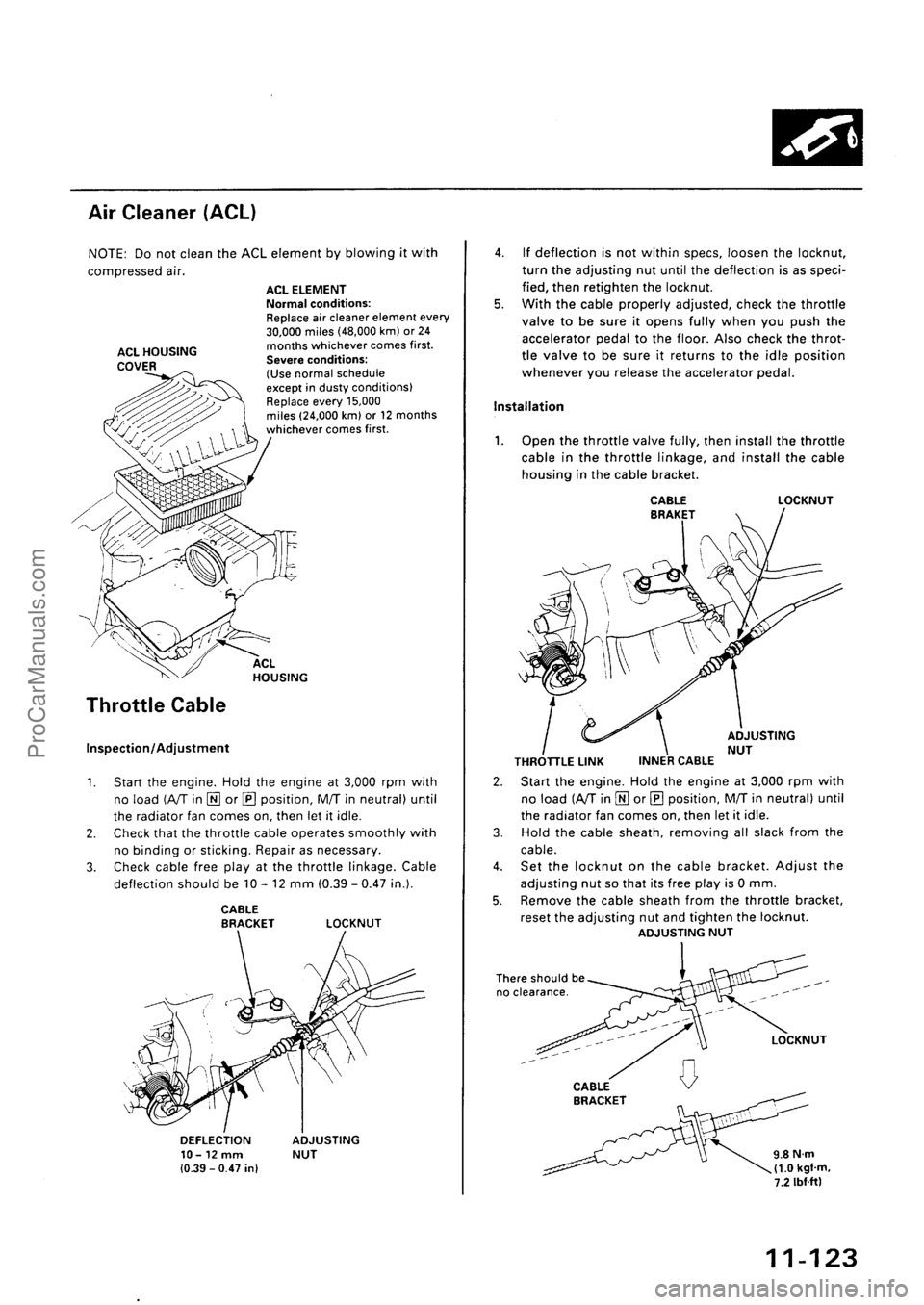 ACURA INTEGRA 1990 Service Repair Manual ProCarManuals.com ACURA INTEGRA 1990 Service Repair Manual ProCarManuals.com