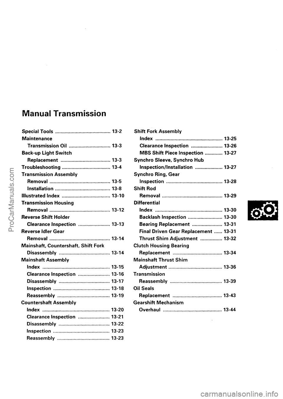 ACURA INTEGRA 1990 Service Repair Manual ProCarManuals.com ACURA INTEGRA 1990 Service Repair Manual ProCarManuals.com