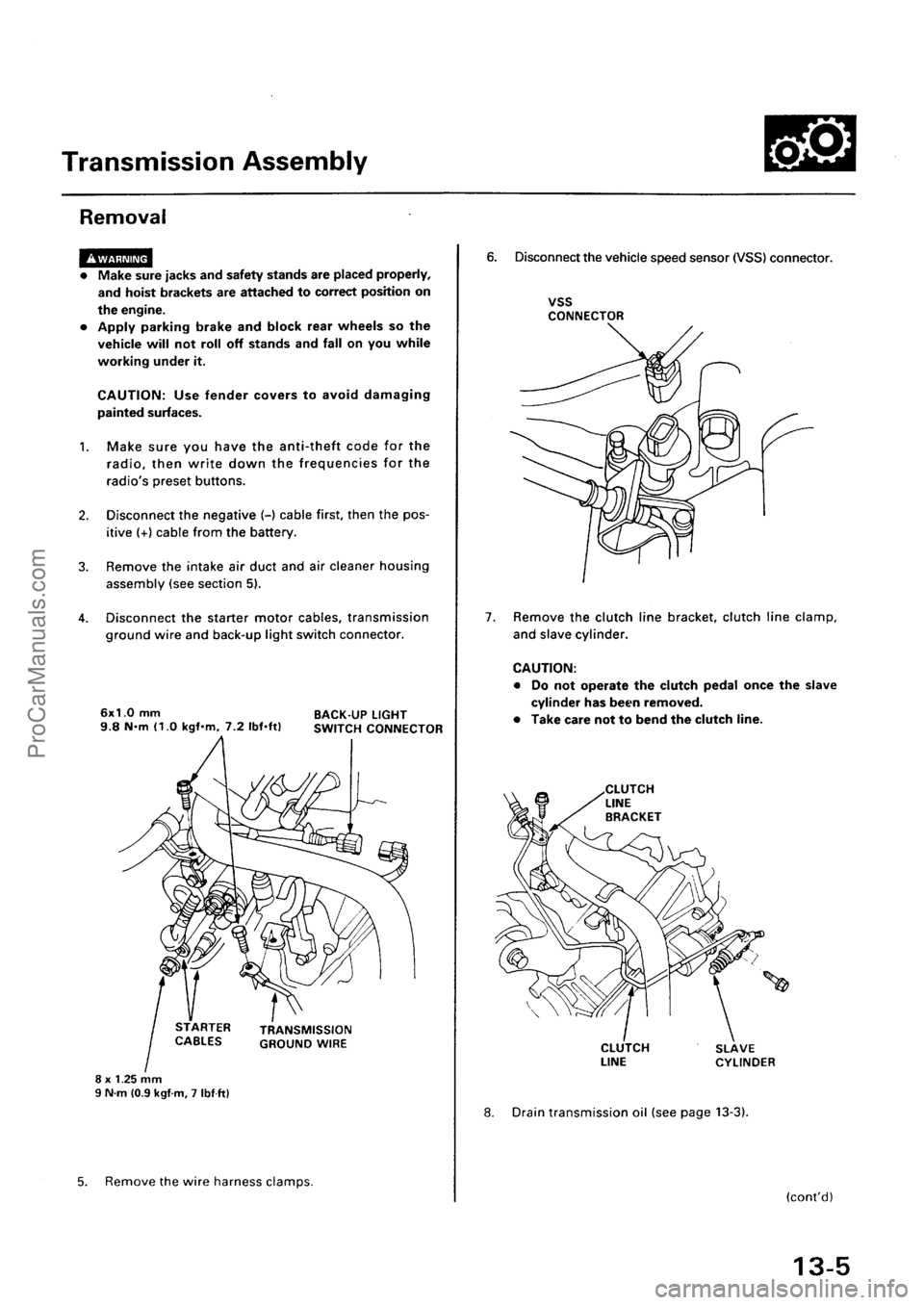 ACURA INTEGRA 1990 Service Repair Manual ProCarManuals.com ACURA INTEGRA 1990 Service Repair Manual ProCarManuals.com