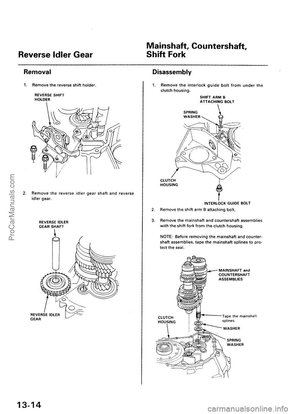ACURA INTEGRA 1990  Service Repair Manual ProCarManuals.com 