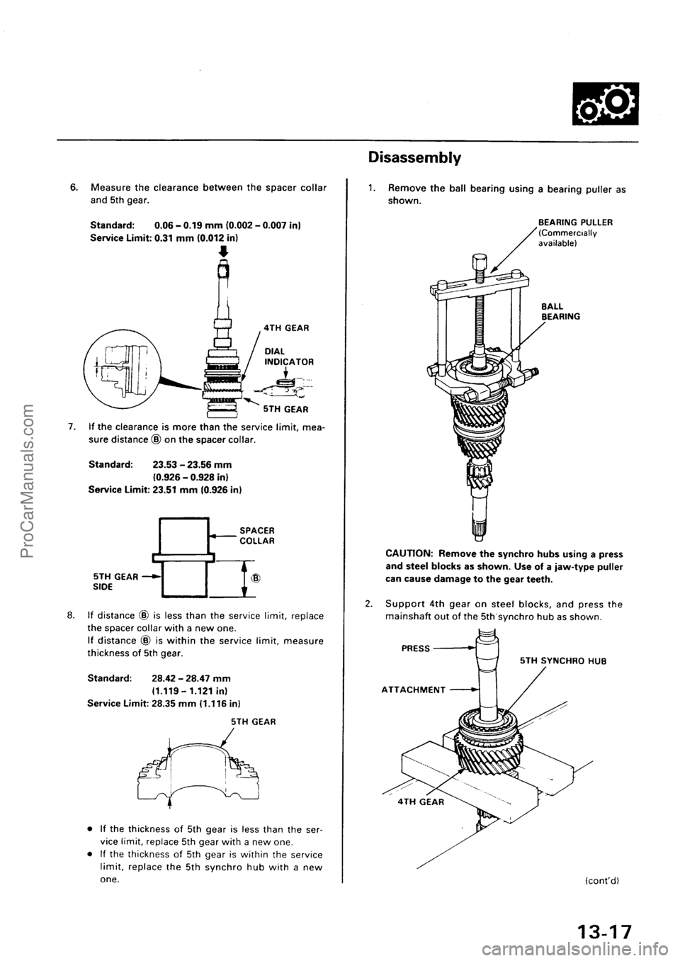 ACURA INTEGRA 1990  Service Repair Manual ProCarManuals.com 