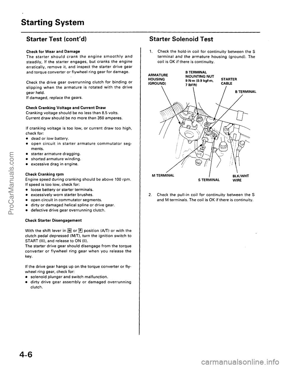 ACURA INTEGRA 1990 Service Owners Guide ProCarManuals.com ACURA INTEGRA 1990 Service Owners Guide ProCarManuals.com