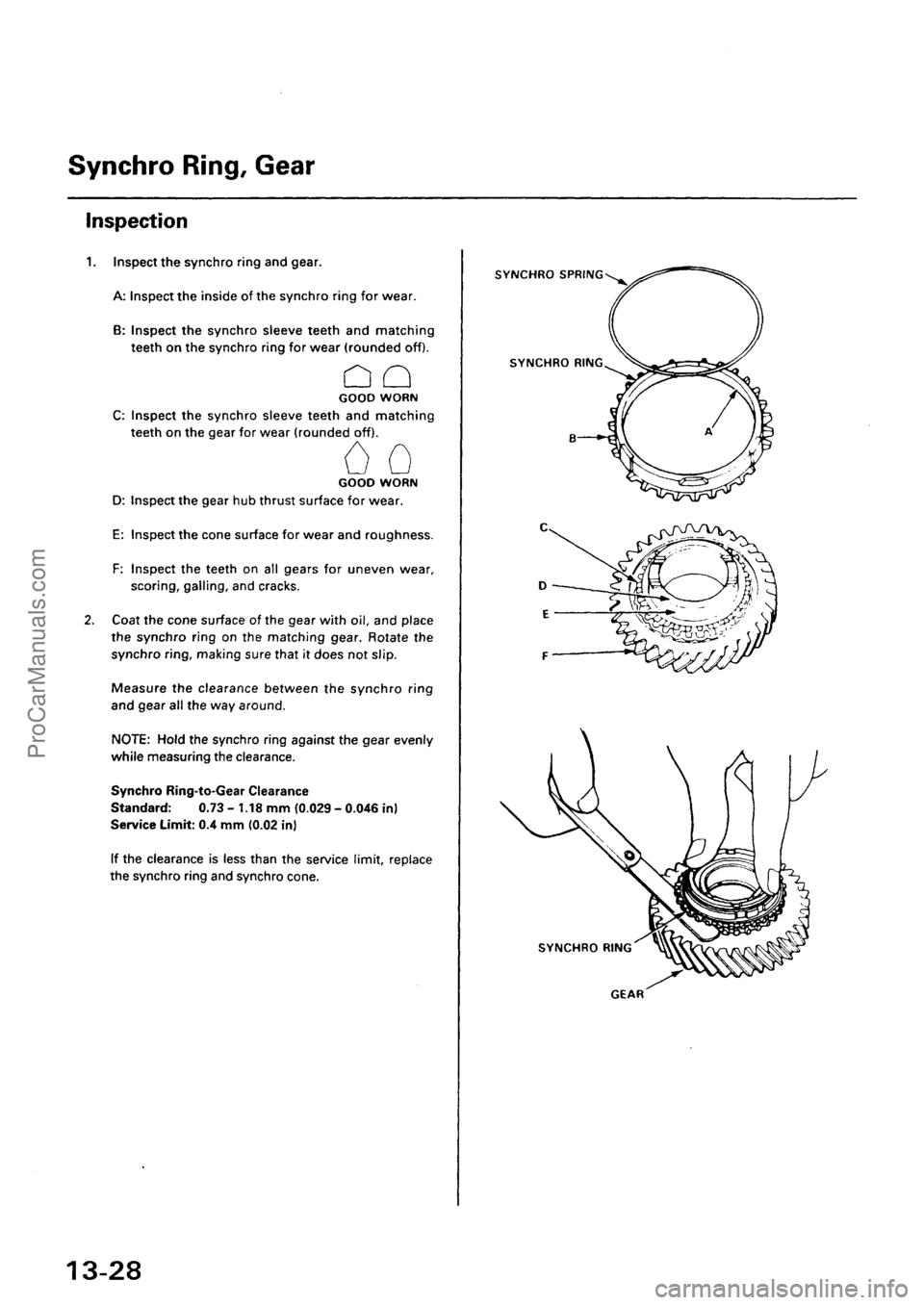 ACURA INTEGRA 1990 Service Repair Manual ProCarManuals.com ACURA INTEGRA 1990 Service Repair Manual ProCarManuals.com