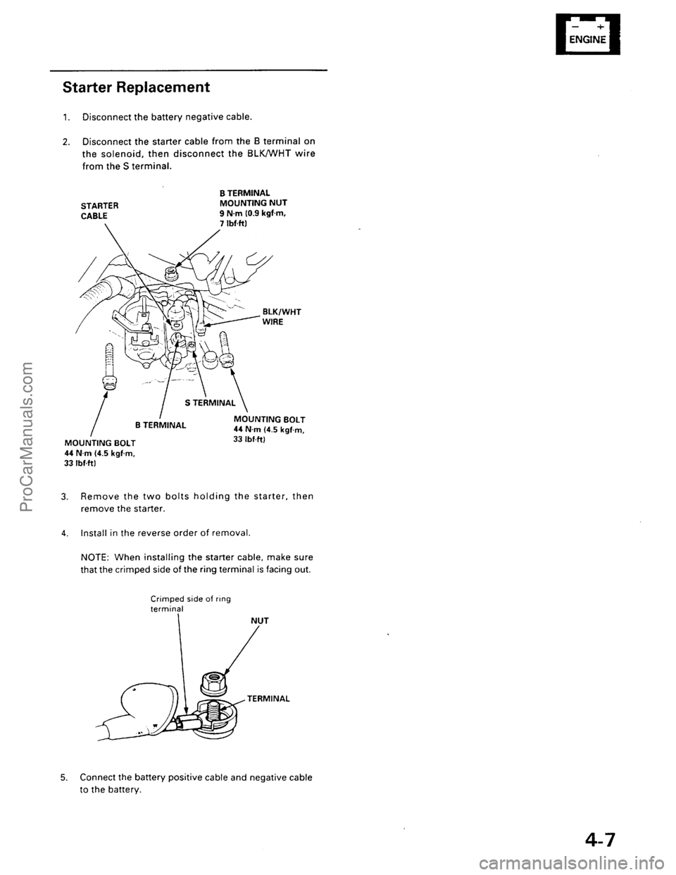 ACURA INTEGRA 1990 Service Owners Guide ProCarManuals.com ACURA INTEGRA 1990 Service Owners Guide ProCarManuals.com