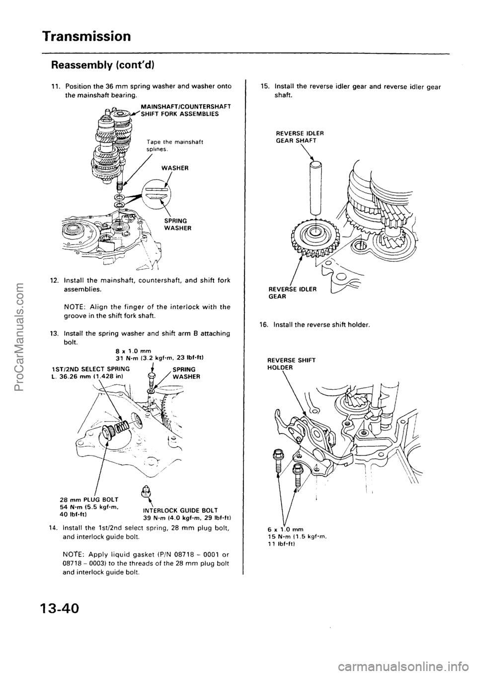 ACURA INTEGRA 1990 Service Repair Manual ProCarManuals.com ACURA INTEGRA 1990 Service Repair Manual ProCarManuals.com