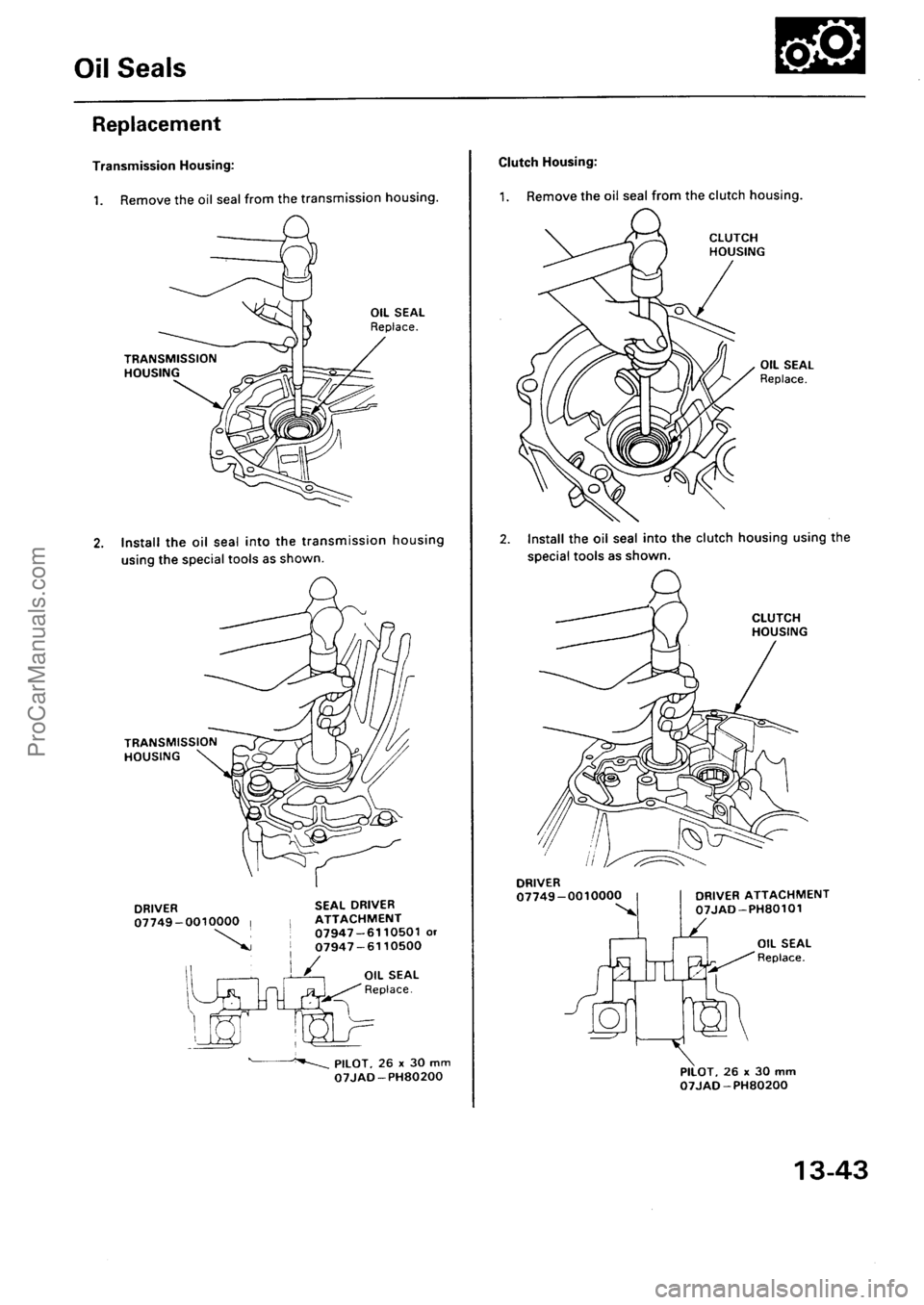 ACURA INTEGRA 1990 Service Repair Manual ProCarManuals.com ACURA INTEGRA 1990 Service Repair Manual ProCarManuals.com