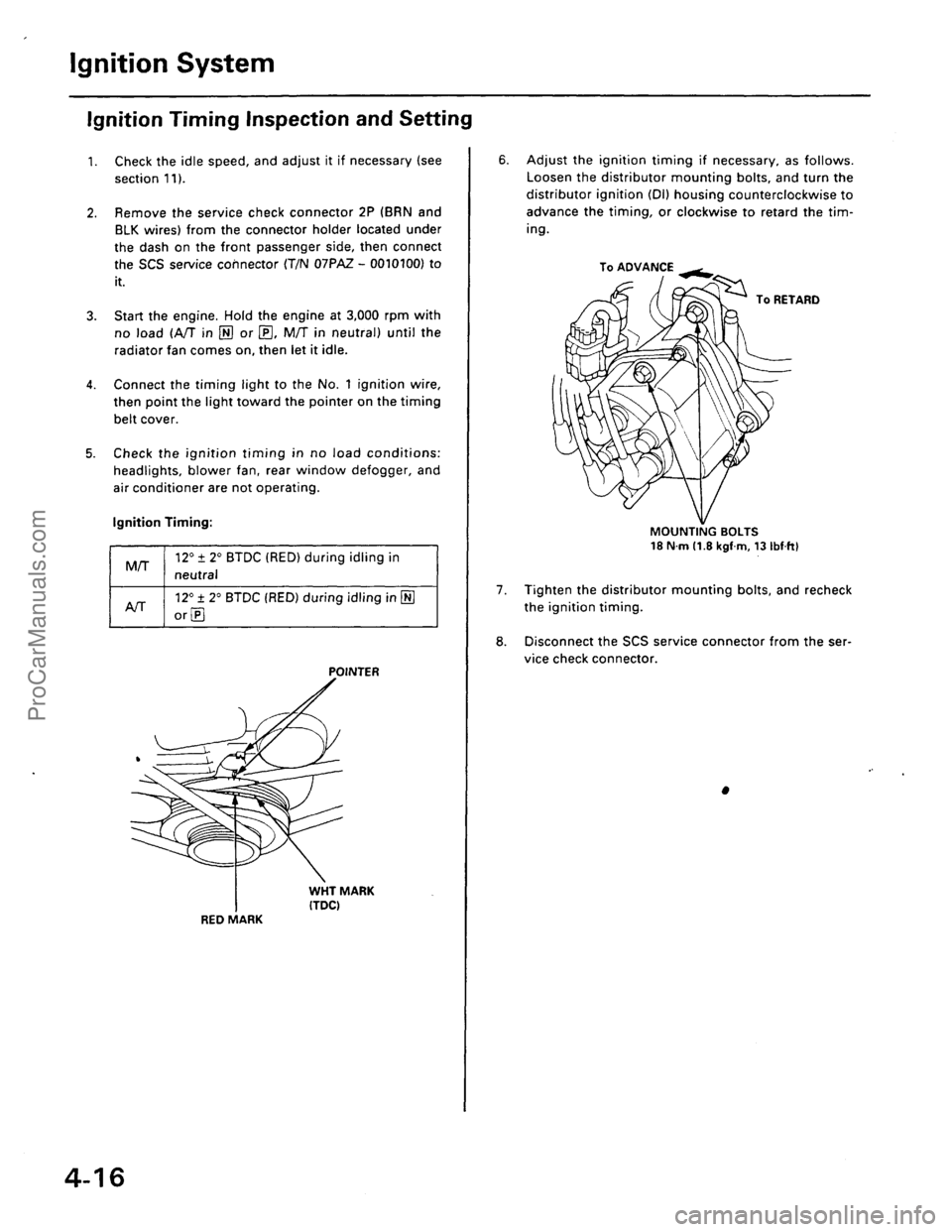 ACURA INTEGRA 1990 Service Service Manual ProCarManuals.com ACURA INTEGRA 1990 Service Service Manual ProCarManuals.com