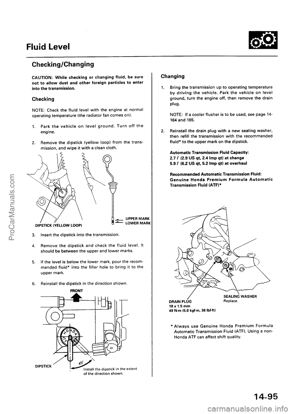 ACURA INTEGRA 1990  Service Repair Manual ProCarManuals.com 