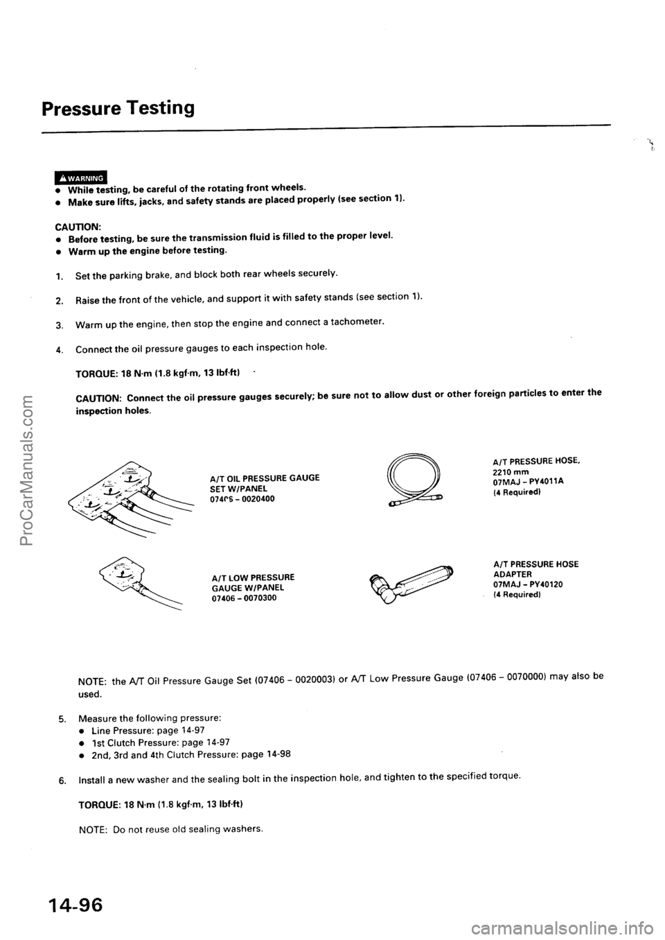 ACURA INTEGRA 1990  Service Repair Manual ProCarManuals.com 