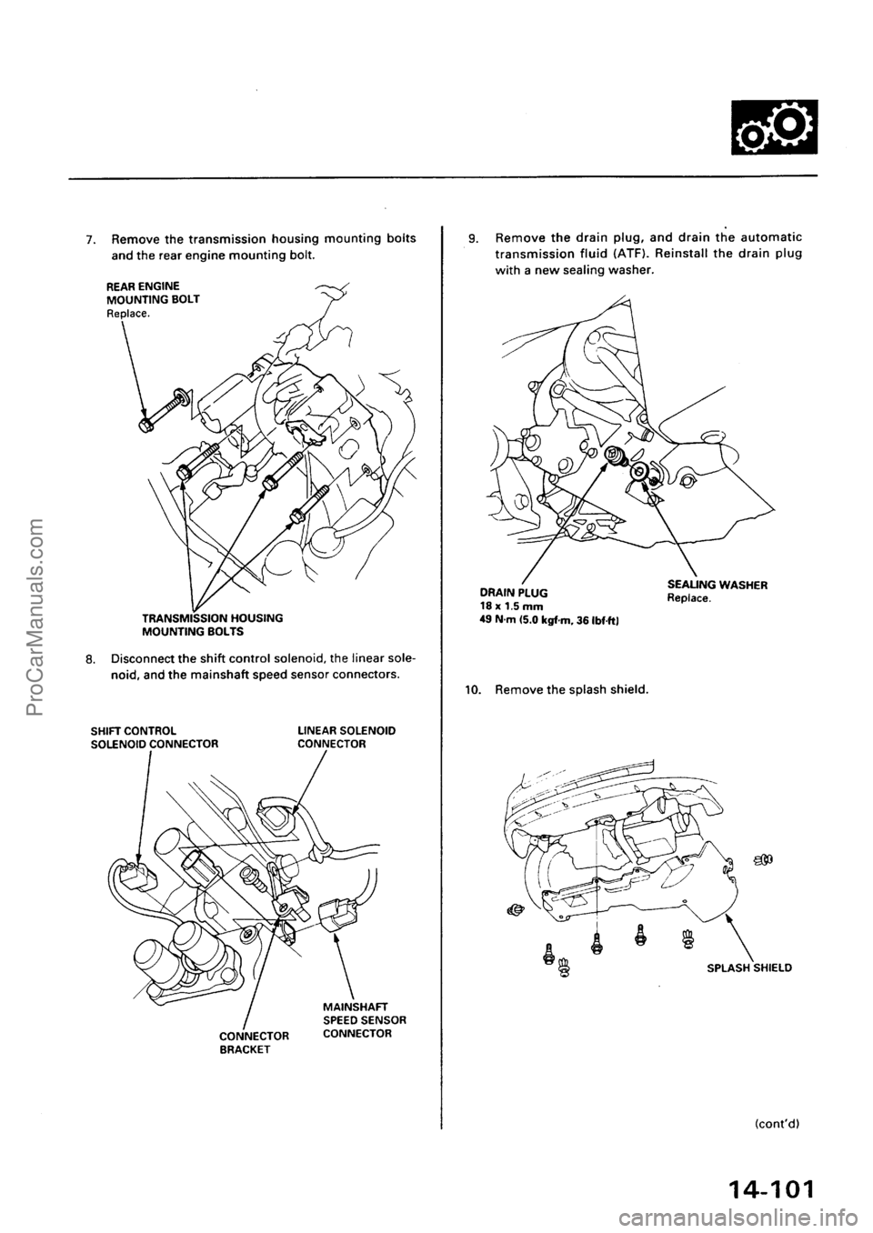 ACURA INTEGRA 1990 Service Repair Manual ProCarManuals.com ACURA INTEGRA 1990 Service Repair Manual ProCarManuals.com