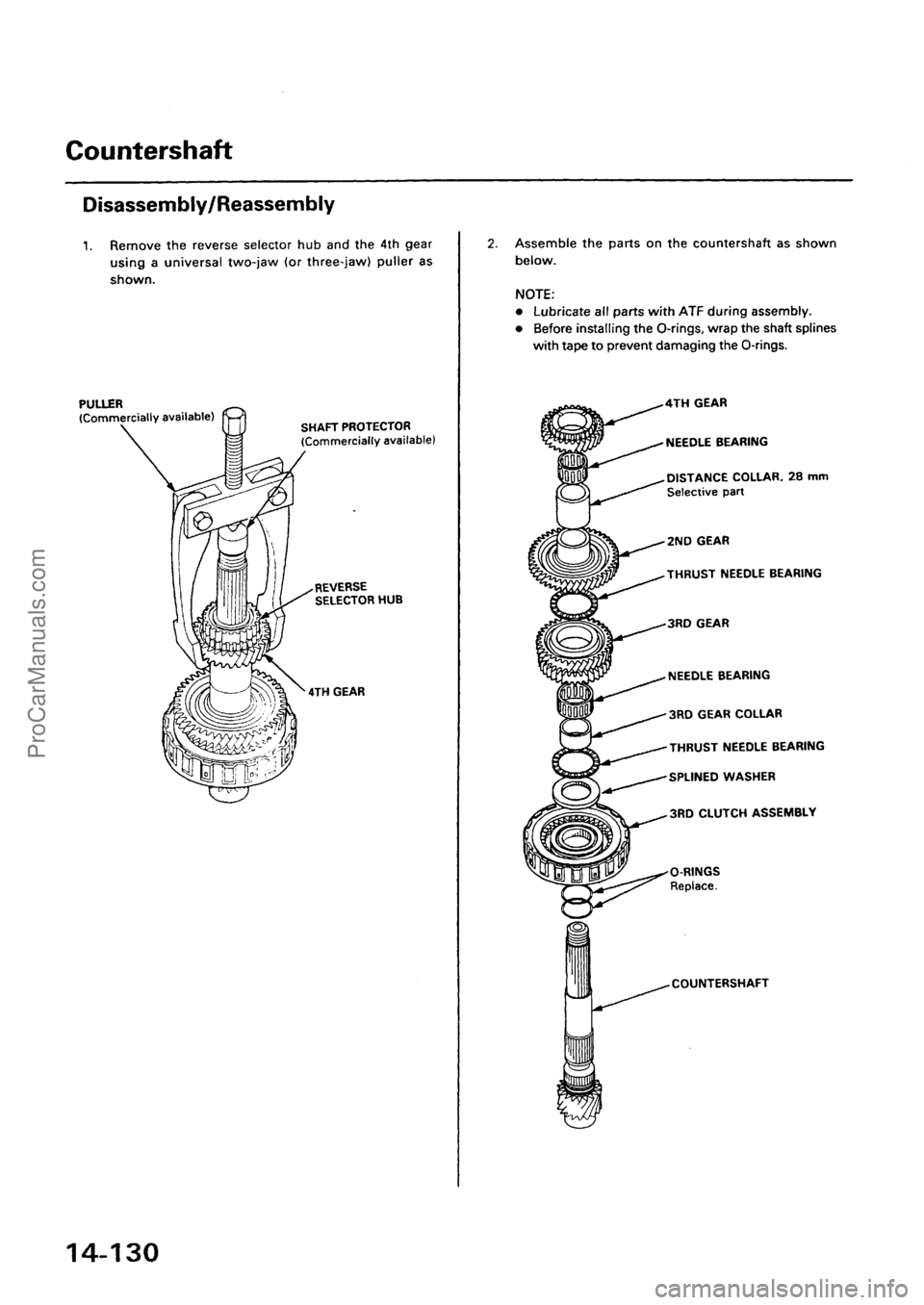 ACURA INTEGRA 1990 Service Repair Manual ProCarManuals.com ACURA INTEGRA 1990 Service Repair Manual ProCarManuals.com