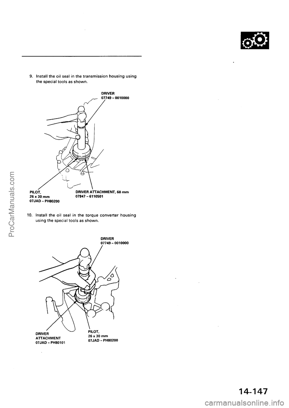 ACURA INTEGRA 1990  Service Repair Manual ProCarManuals.com 