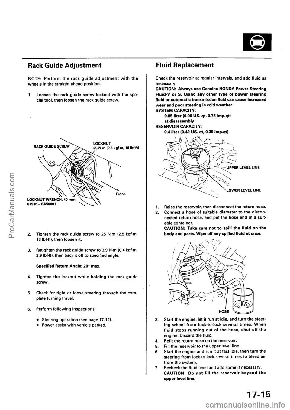 ACURA INTEGRA 1990  Service Repair Manual ProCarManuals.com 