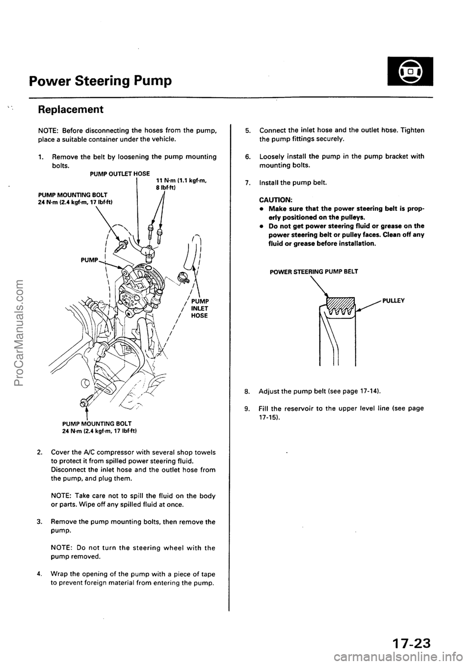 ACURA INTEGRA 1990 Service Repair Manual ProCarManuals.com ACURA INTEGRA 1990 Service Repair Manual ProCarManuals.com