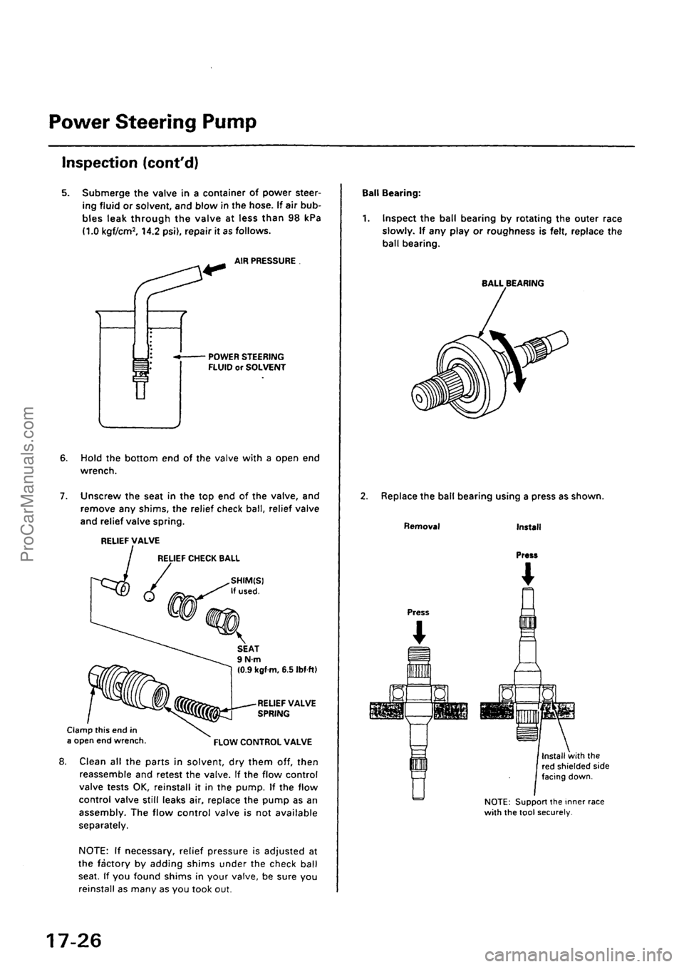ACURA INTEGRA 1990 Service Repair Manual ProCarManuals.com ACURA INTEGRA 1990 Service Repair Manual ProCarManuals.com