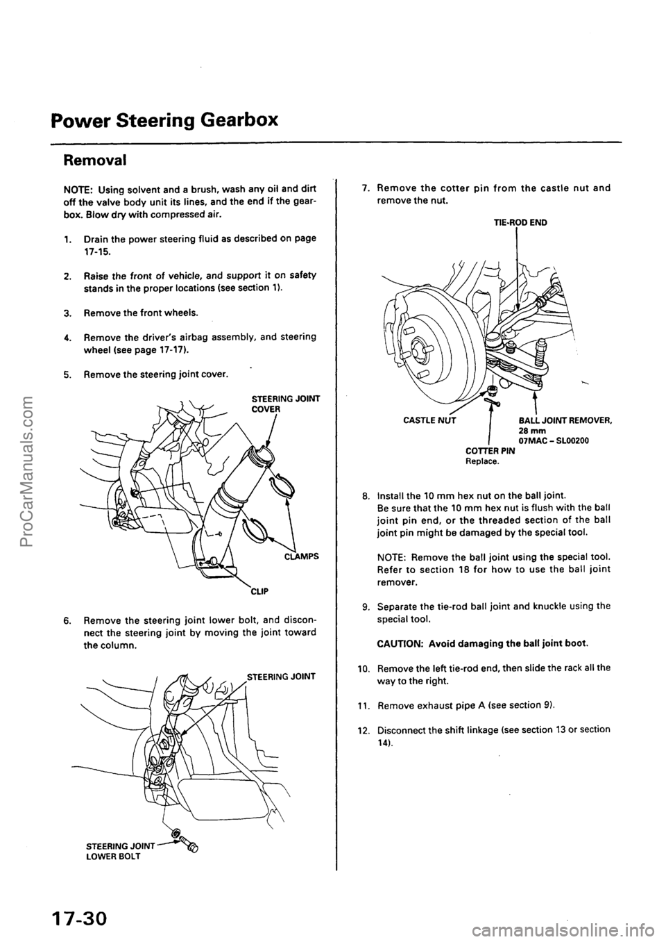 ACURA INTEGRA 1990 Service Repair Manual ProCarManuals.com ACURA INTEGRA 1990 Service Repair Manual ProCarManuals.com