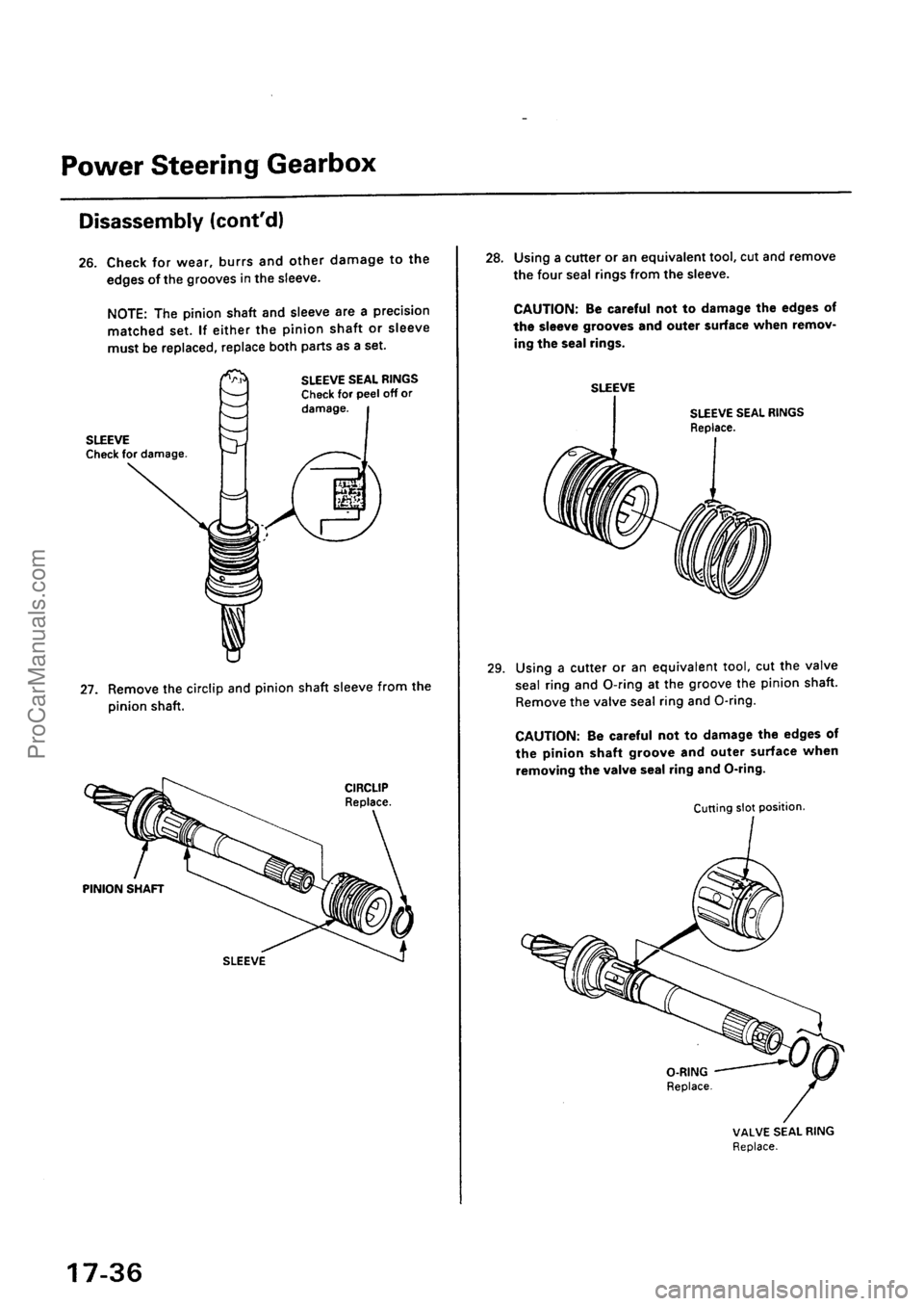 ACURA INTEGRA 1990  Service Repair Manual ProCarManuals.com 