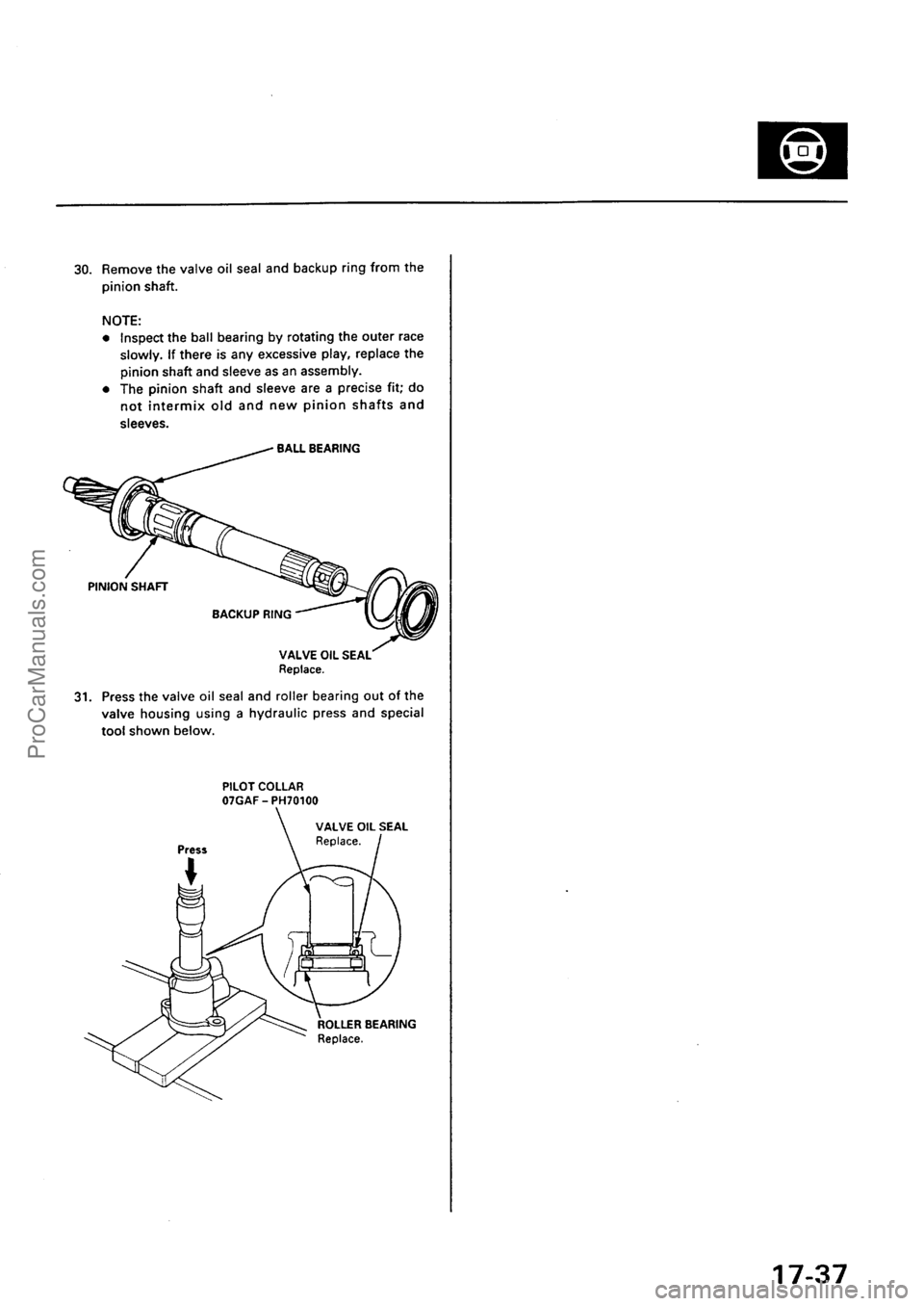 ACURA INTEGRA 1990  Service Repair Manual ProCarManuals.com 