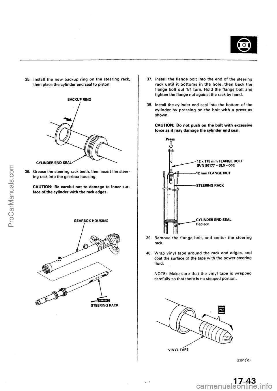 ACURA INTEGRA 1990  Service Repair Manual ProCarManuals.com 