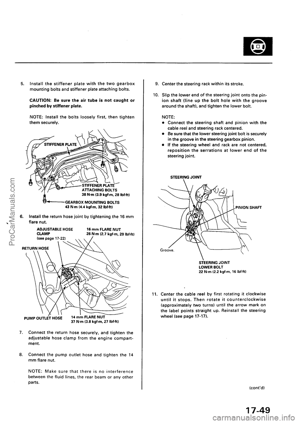 ACURA INTEGRA 1990  Service Repair Manual ProCarManuals.com 