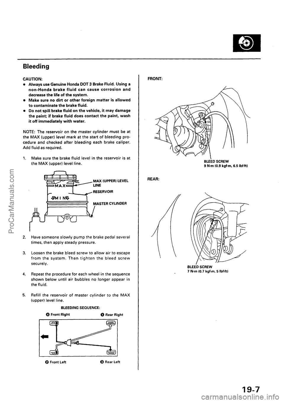 ACURA INTEGRA 1990  Service Repair Manual ProCarManuals.com 