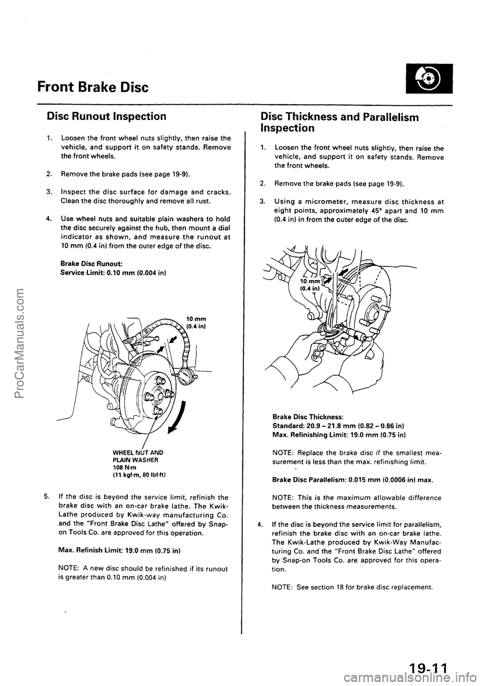 ACURA INTEGRA 1990 Service Repair Manual ProCarManuals.com ACURA INTEGRA 1990 Service Repair Manual ProCarManuals.com