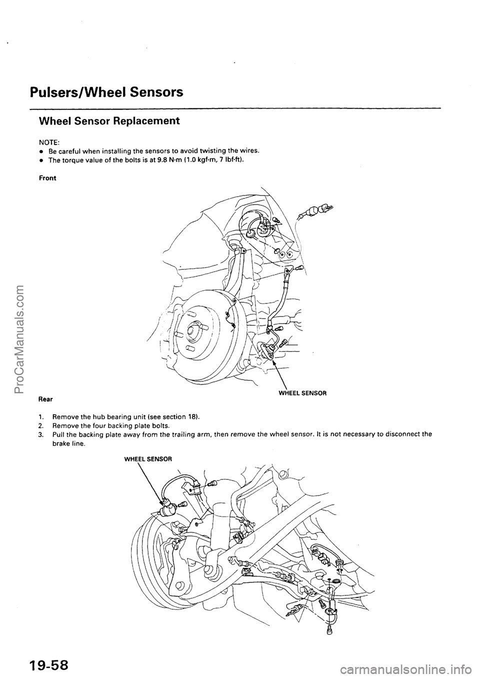 ACURA INTEGRA 1990 Service Repair Manual ProCarManuals.com ACURA INTEGRA 1990 Service Repair Manual ProCarManuals.com