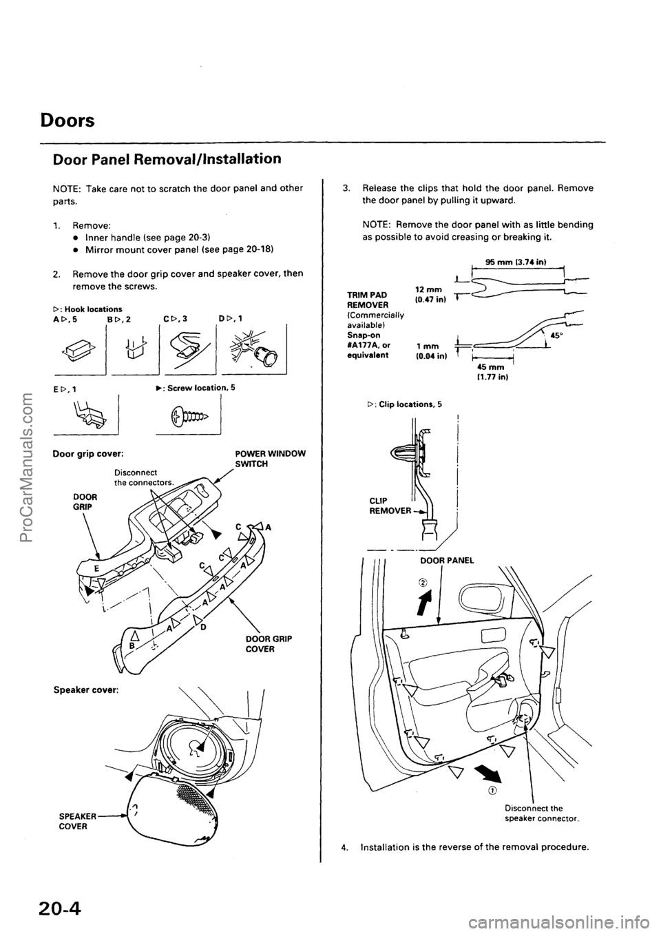 ACURA INTEGRA 1990 Service Repair Manual ProCarManuals.com ACURA INTEGRA 1990 Service Repair Manual ProCarManuals.com