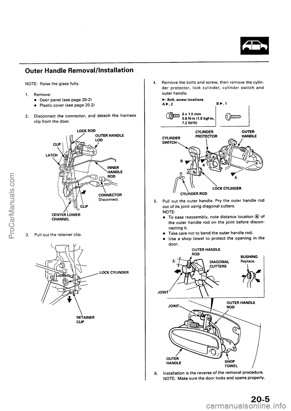 ACURA INTEGRA 1990 Service Repair Manual ProCarManuals.com ACURA INTEGRA 1990 Service Repair Manual ProCarManuals.com