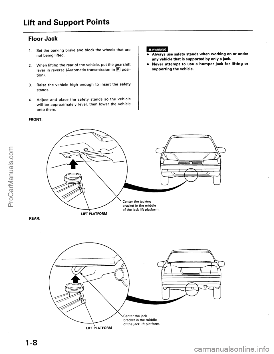 ACURA INTEGRA 1990  Service Repair Manual ProCarManuals.com 