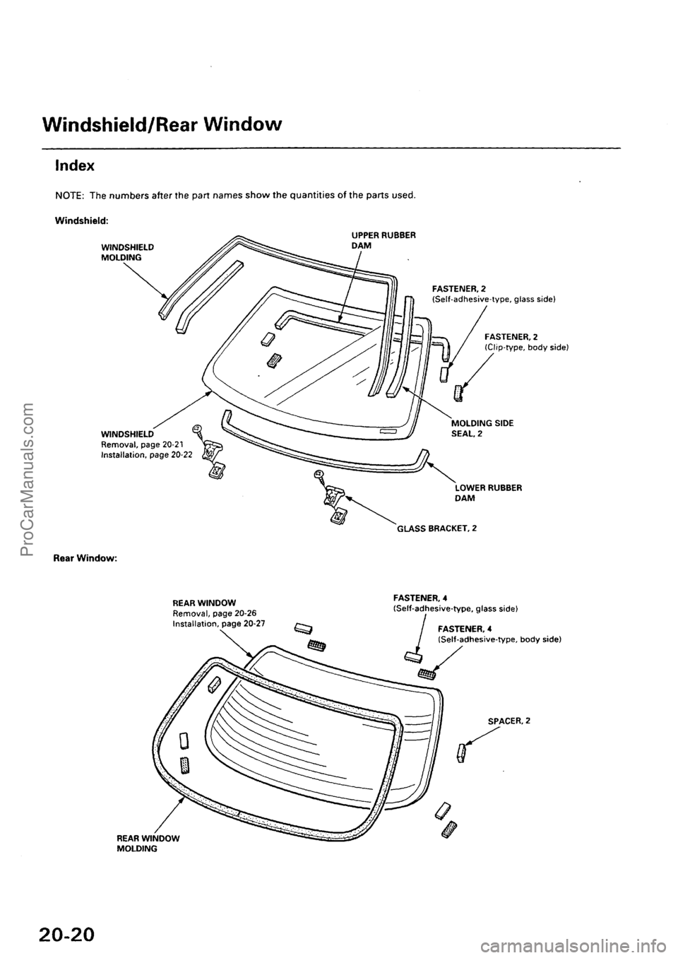 ACURA INTEGRA 1990 Service Repair Manual ProCarManuals.com ACURA INTEGRA 1990 Service Repair Manual ProCarManuals.com
