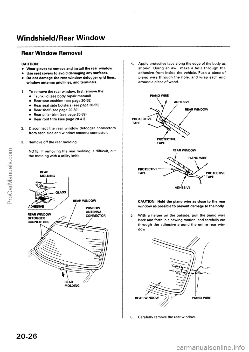 ACURA INTEGRA 1990 Service Repair Manual ProCarManuals.com ACURA INTEGRA 1990 Service Repair Manual ProCarManuals.com
