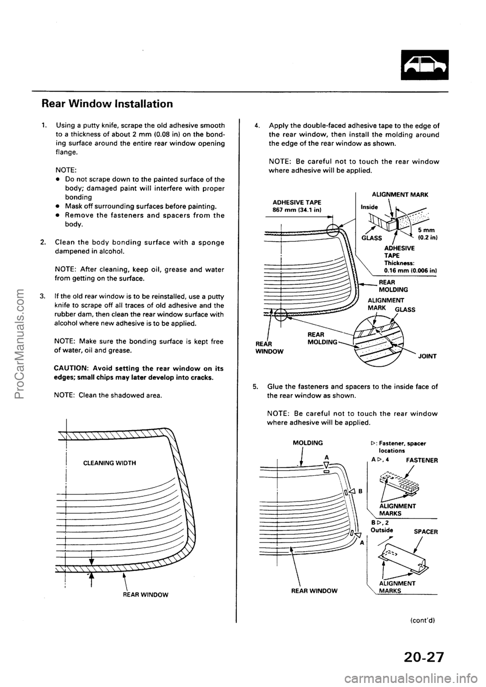 ACURA INTEGRA 1990 Service Repair Manual ProCarManuals.com ACURA INTEGRA 1990 Service Repair Manual ProCarManuals.com