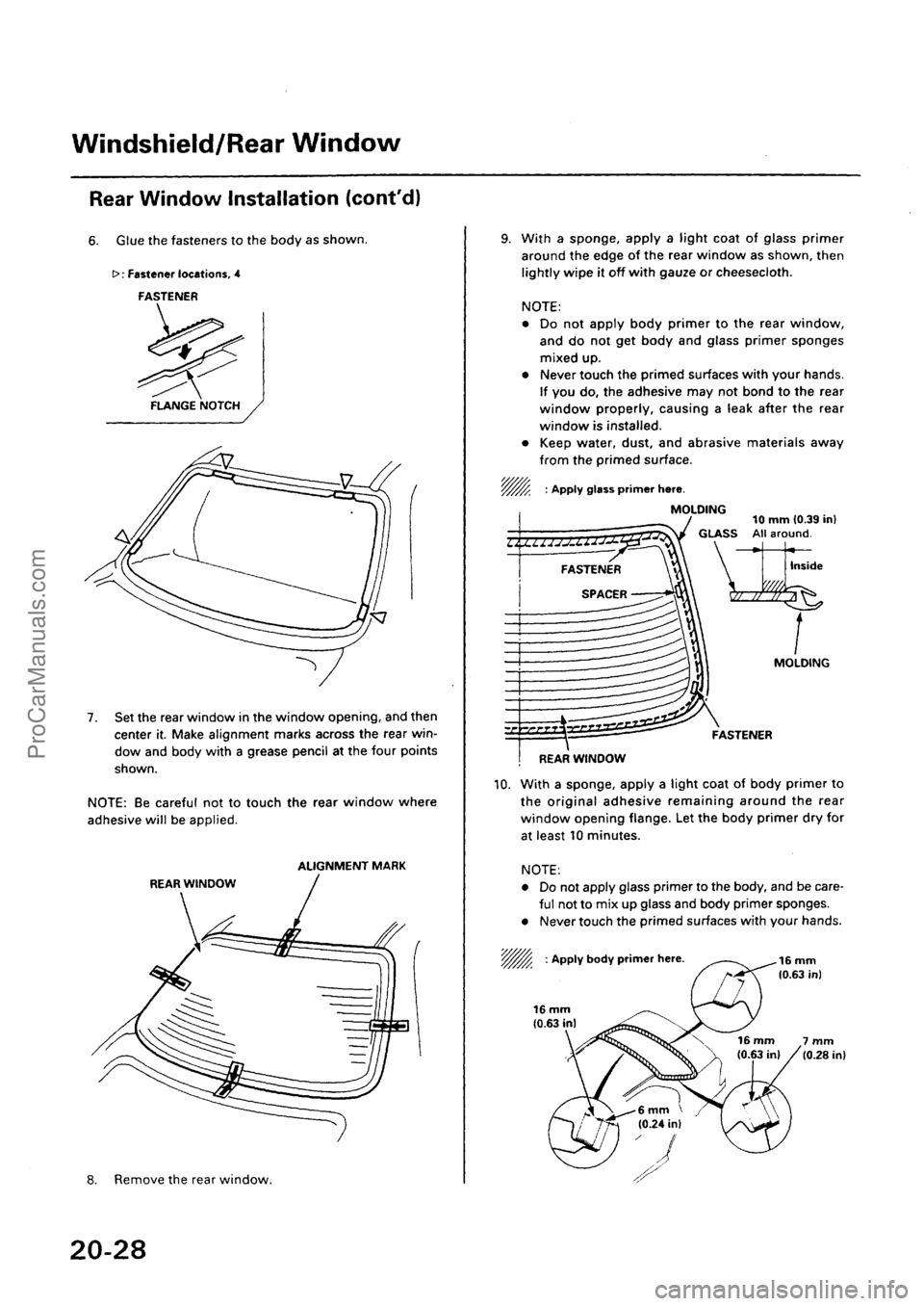 ACURA INTEGRA 1990 Service Repair Manual ProCarManuals.com ACURA INTEGRA 1990 Service Repair Manual ProCarManuals.com