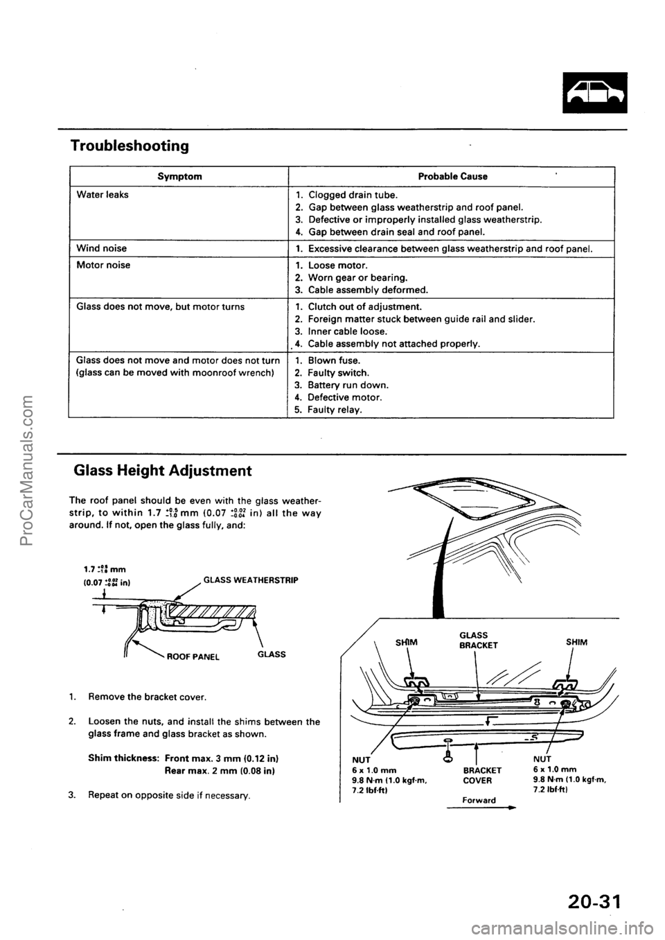 ACURA INTEGRA 1990 Service Repair Manual ProCarManuals.com ACURA INTEGRA 1990 Service Repair Manual ProCarManuals.com
