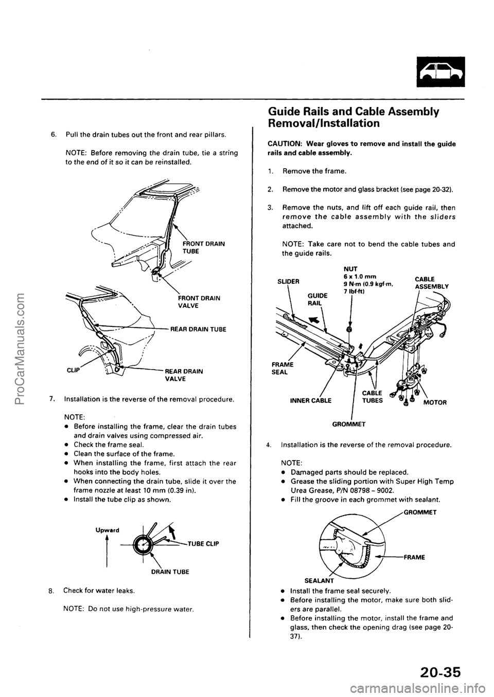 ACURA INTEGRA 1990 Service Repair Manual ProCarManuals.com ACURA INTEGRA 1990 Service Repair Manual ProCarManuals.com