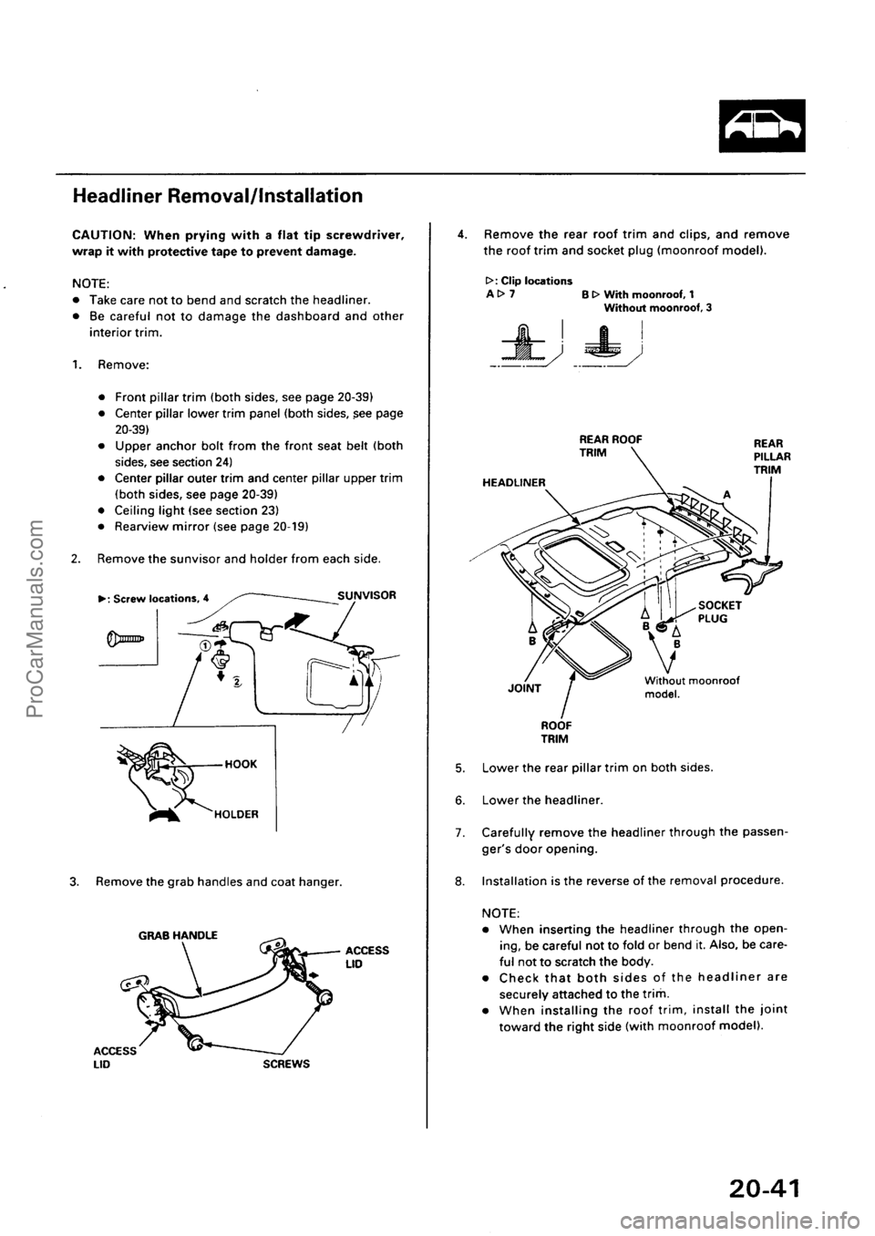 ACURA INTEGRA 1990 Service Repair Manual ProCarManuals.com ACURA INTEGRA 1990 Service Repair Manual ProCarManuals.com