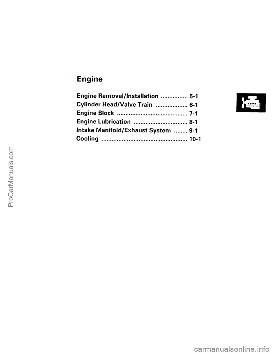 ACURA INTEGRA 1990 Service Manual PDF ProCarManuals.com ACURA INTEGRA 1990 Service Manual PDF ProCarManuals.com