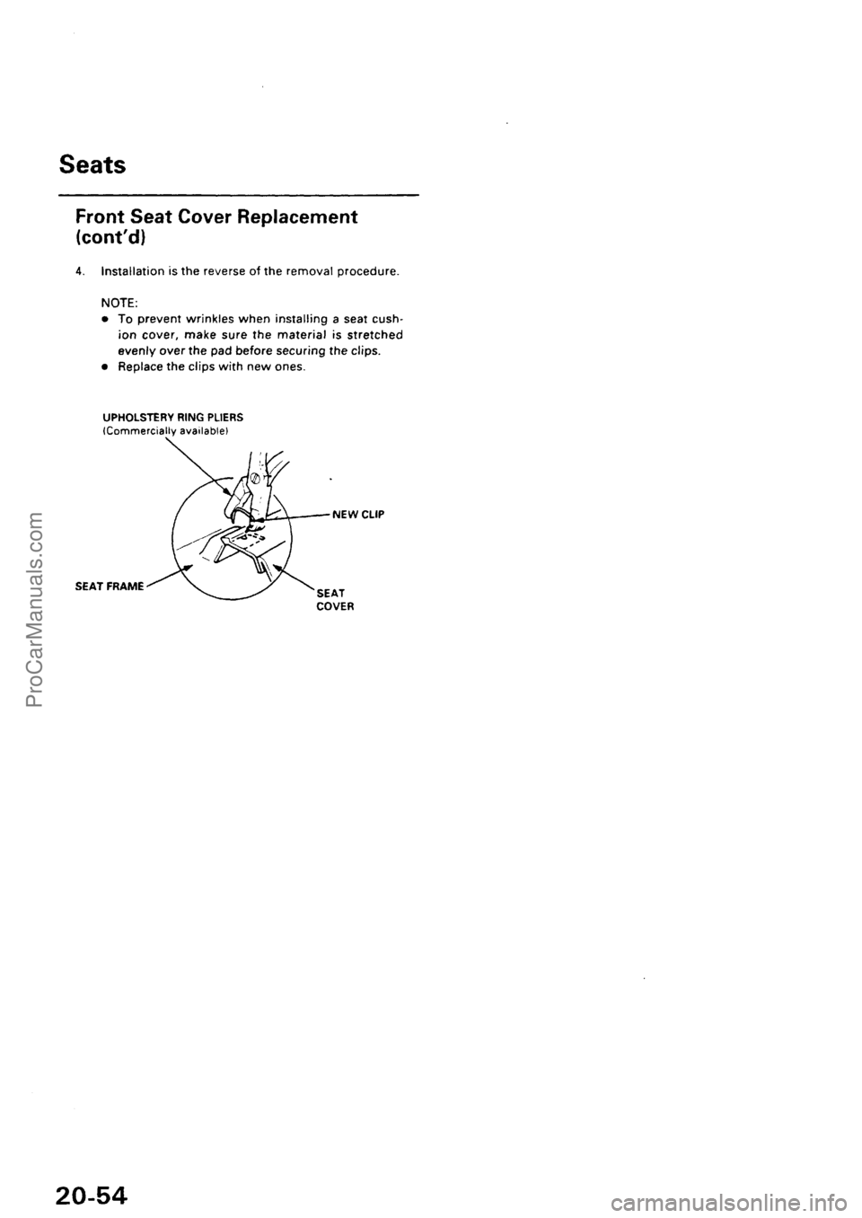 ACURA INTEGRA 1990 Service Repair Manual ProCarManuals.com ACURA INTEGRA 1990 Service Repair Manual ProCarManuals.com